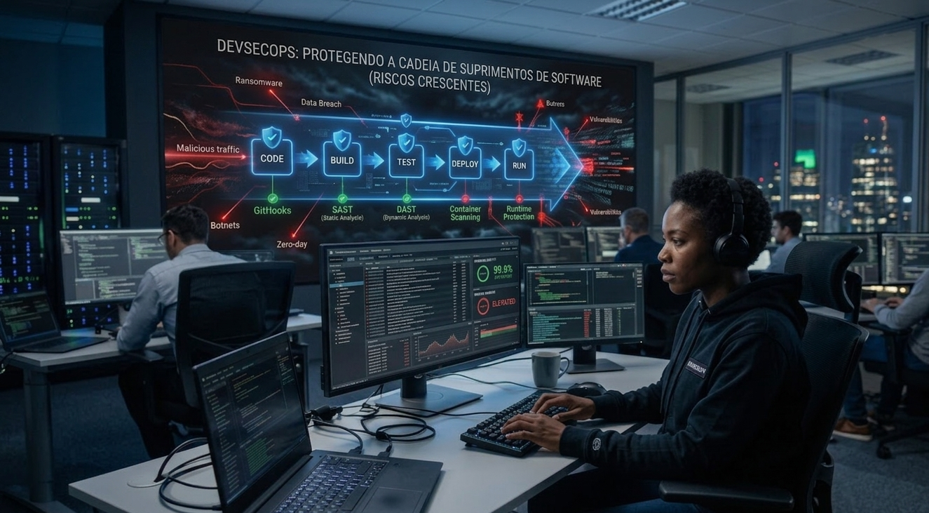 DevSecOps e proteção da cadeia de software contra riscos crescentes